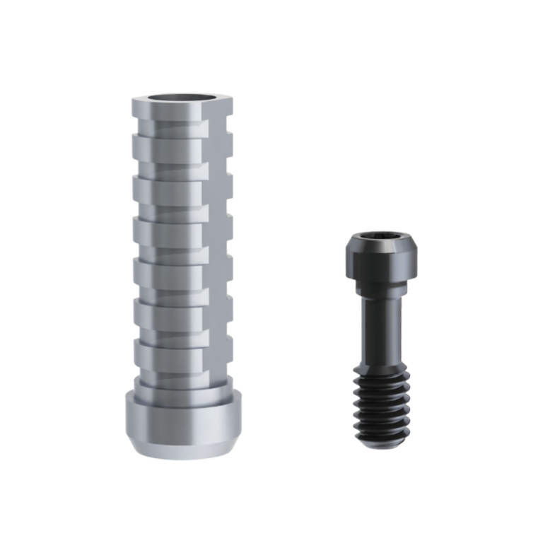 Visuel du pilier provisoire titane rotationnel LIKE BS connectique similaire Branemark System de la marque LIKE Implant, une marque d'astem