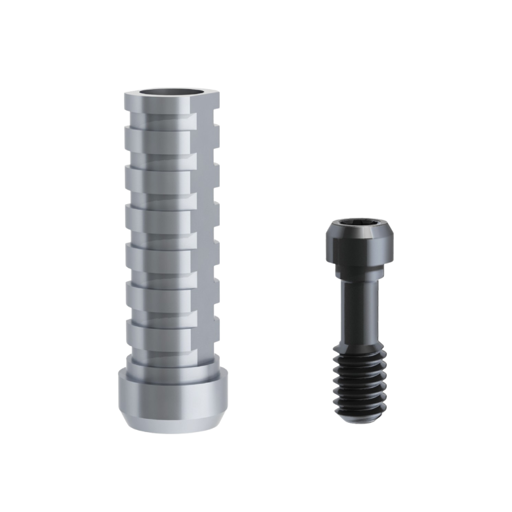 Pilier provisoire titane rotationnel LIKE BS connectique similaire Branemark System® de LIKE Implant Visuel du pilier provisoire titane rotationnel LIKE BS connectique similaire Branemark System de la marque LIKE Implant, une marque d'astem