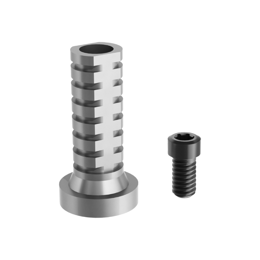 Pilier provisoire titane Multi WP similaire Branemark System® de LIKE Implant Visuel du pilier provisoire titane Multi WP LIKE BS connectique similaire Branemark System de la marque LIKE Implant, une marque d'astem