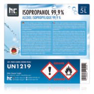 Explications de la bouteille d'alcool isopropylique 5L de la marque Höfer Chemie