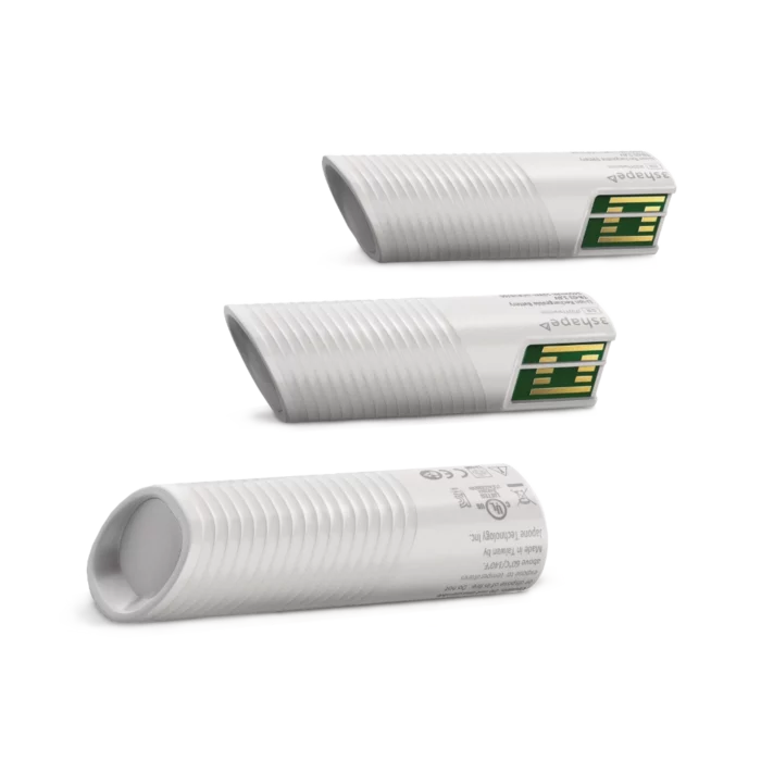 Le jeu de 3 batteries pour TRIOS 3 Wireless à prise stylo de la marque 3Shape