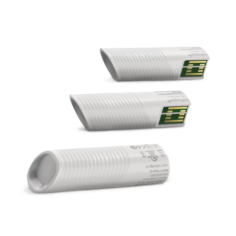 Le jeu de 3 batteries pour TRIOS 3 Wireless à prise stylo de la marque 3Shape