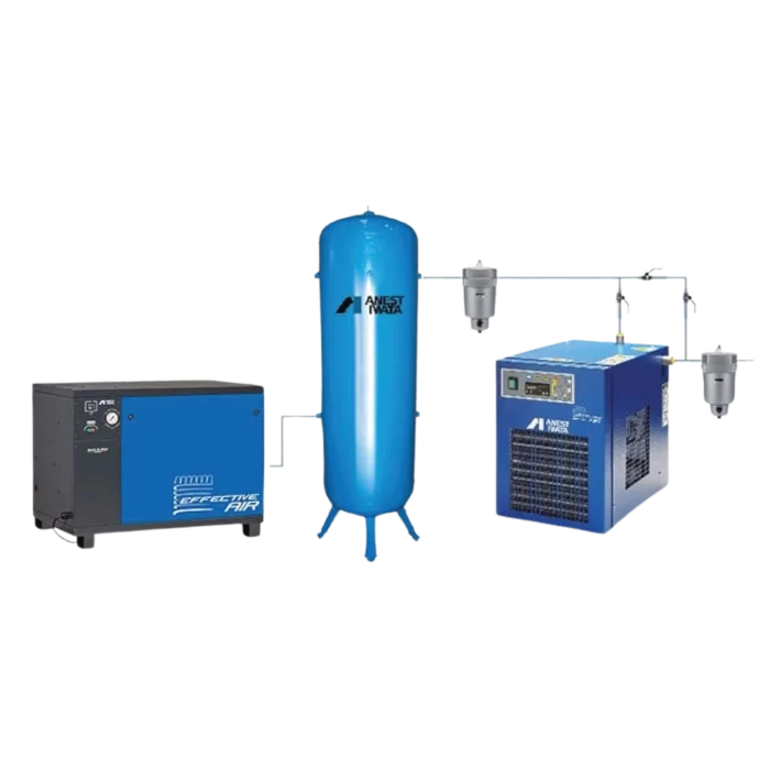 Le compresseur d'air mono vis ensemble complet de la marque Anest Iwata