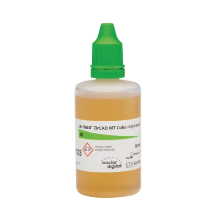 Un pot de liquide IPS e.max ZirCAD MT Colouring de la marque Ivoclar