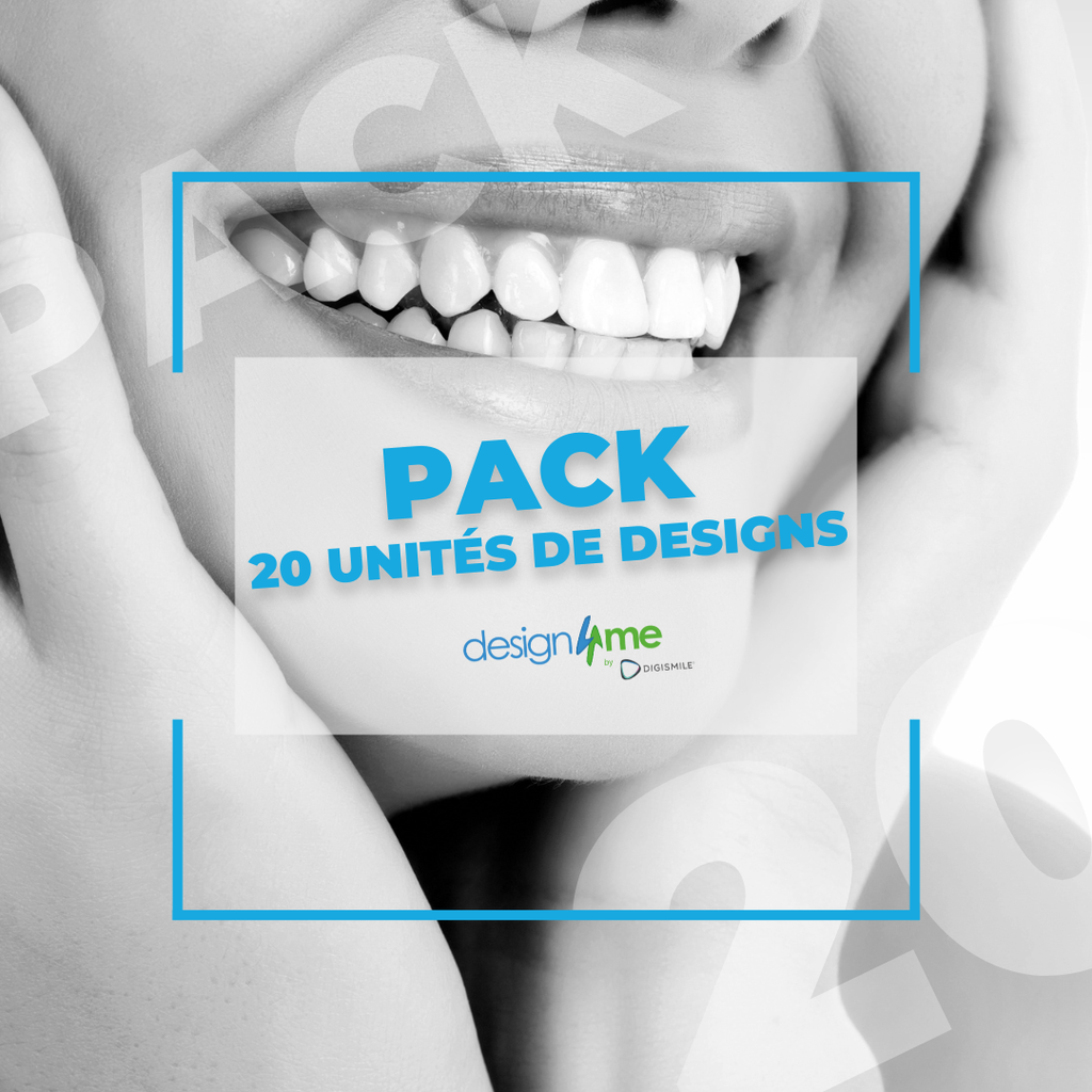 PACK 20 DESIGNS - design4me Visuel du Pack 20 designs en collaboration avec design4me de Digismile