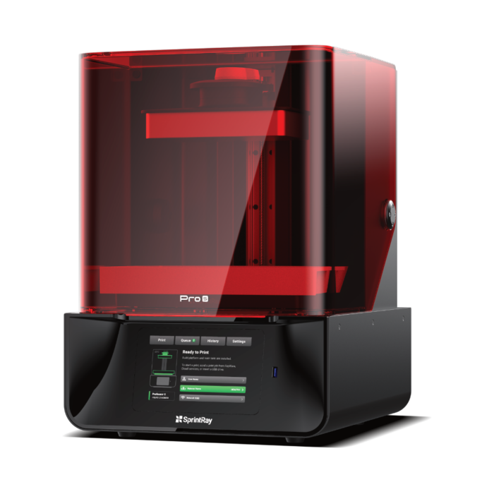Vue de côté de l'imprimante 3D Pro 95S de la marque SprintRay