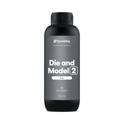 Pot de 1L de résine Die & Model 2 Gray de la marque SprintRay