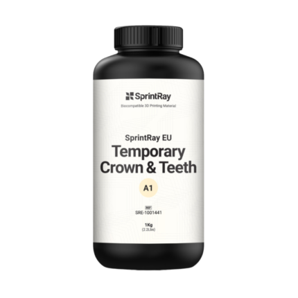 Pot de 1L de résine EU Temporary Crown & Tooth A1 de la marque SprintRay