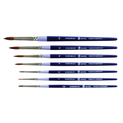 Les pinceaux pour céramique de la marque Dentify