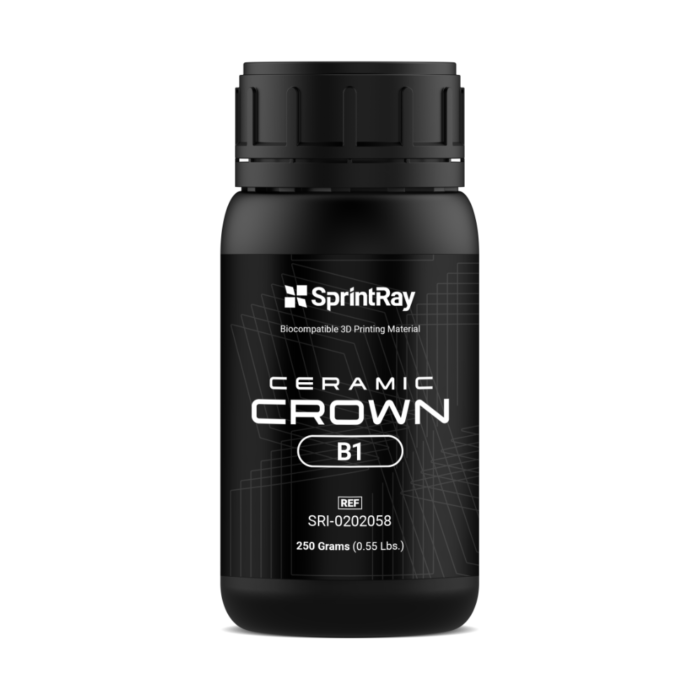 La résine Ceramic Crown B1 de la marque SprintRay