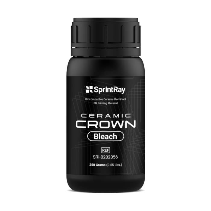 La résine Ceramic Crown Bleach de la marque SprintRay