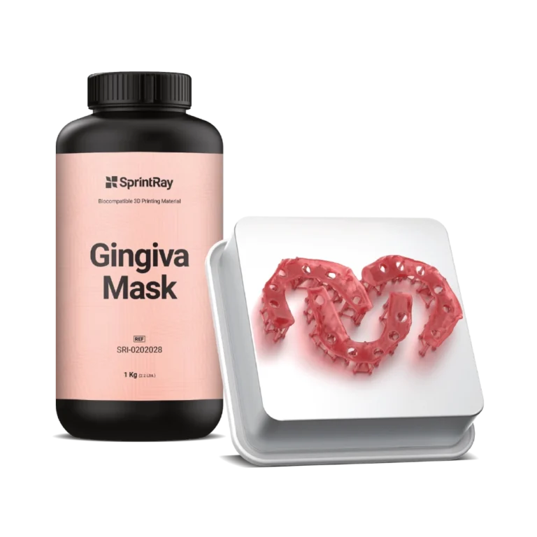 La bouteille d'1L de résine Gingiva Mask de la marque SprintRay