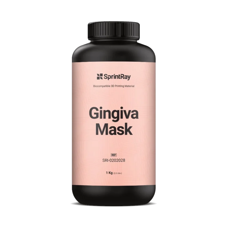 La bouteille d'1L de résine Gingiva Mask de la marque SprintRay