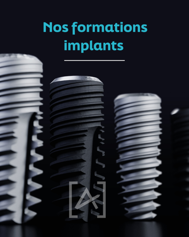 Visuels pour nos formations implants Astem Academy