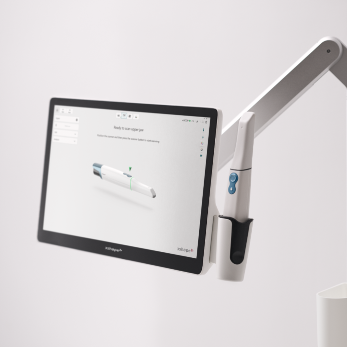 Visuel de l'écran du 3Shape TRIOS Move Pro
