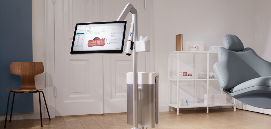 Visuel pour présenter le nouveau 3Shape TRIOS Move Pro
