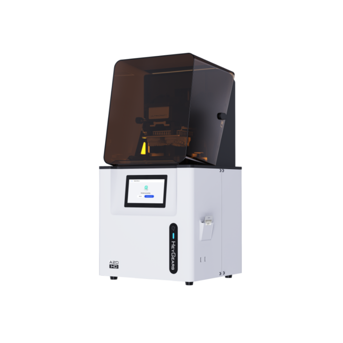 Visuel de côté de l'mprimante 3D UltraCraft A2D HD de la marque HeyGears