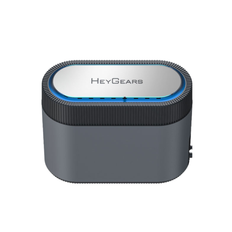 Vue de dessus du module de libération par impulsions de la marque HeyGears