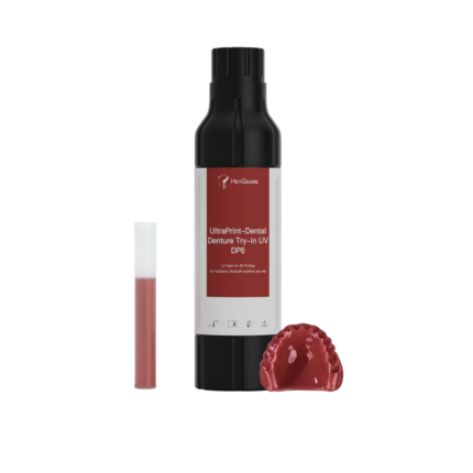 Le pot de 500mL de résine UltraPrint Dental Denture Try-in UV DB6 de la marque HeyGears