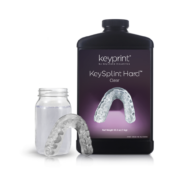 Le pot de 1L en teinte clear de résine UltraPrint-Dental Hard Splint UV Clear de la marque HeyGears