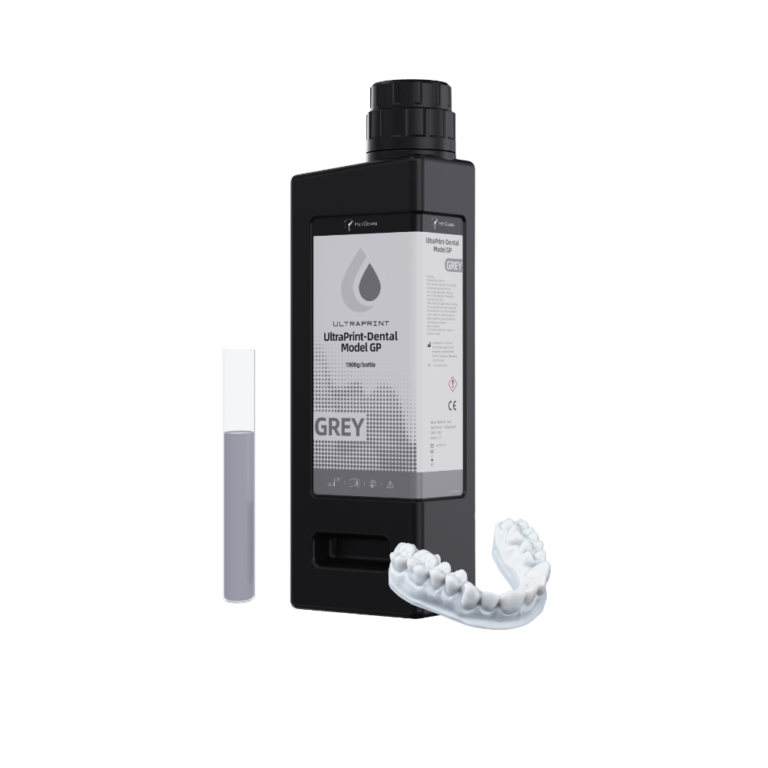 Le pot de 1L en teinte grise (grey) de résine UltraPrint Dental Model GP de la marque HeyGears