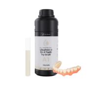 Le pot de 500mL de résine UltraPrint Dental On-X Teeth Try-in UV A1 de la marque HeyGears