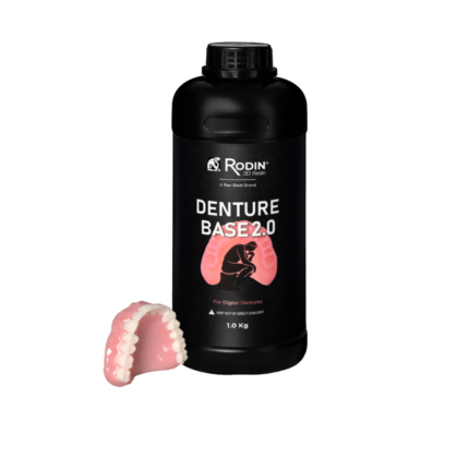 Le pot de 500mL de résine UltraPrint-Dental Rodin Denture UV de la marque HeyGears