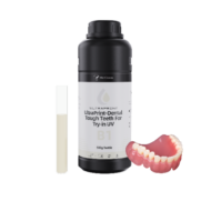 Le pot de 500mL de résine UltraPrint Dental Tough Teeth For Try-in UV B1 de la marque HeyGears