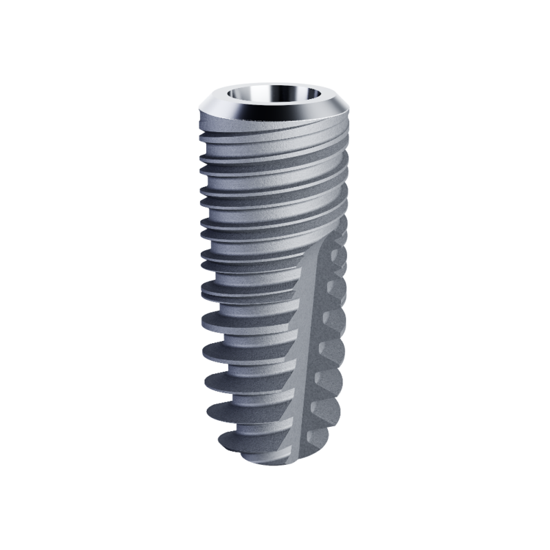 Implant dentaire DESIGN® I d'astem connectique conique surface sablée titane grade 4B