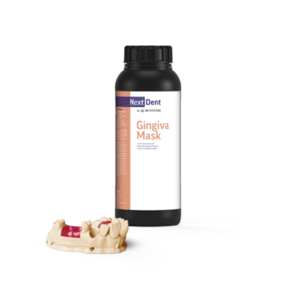 Bouteille de résine Gingiva Mask de la marque NextDent 3DSystems