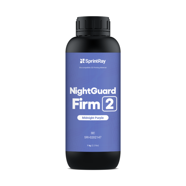 Visuel de la résine NightGuard Firm 2 de SprintRay