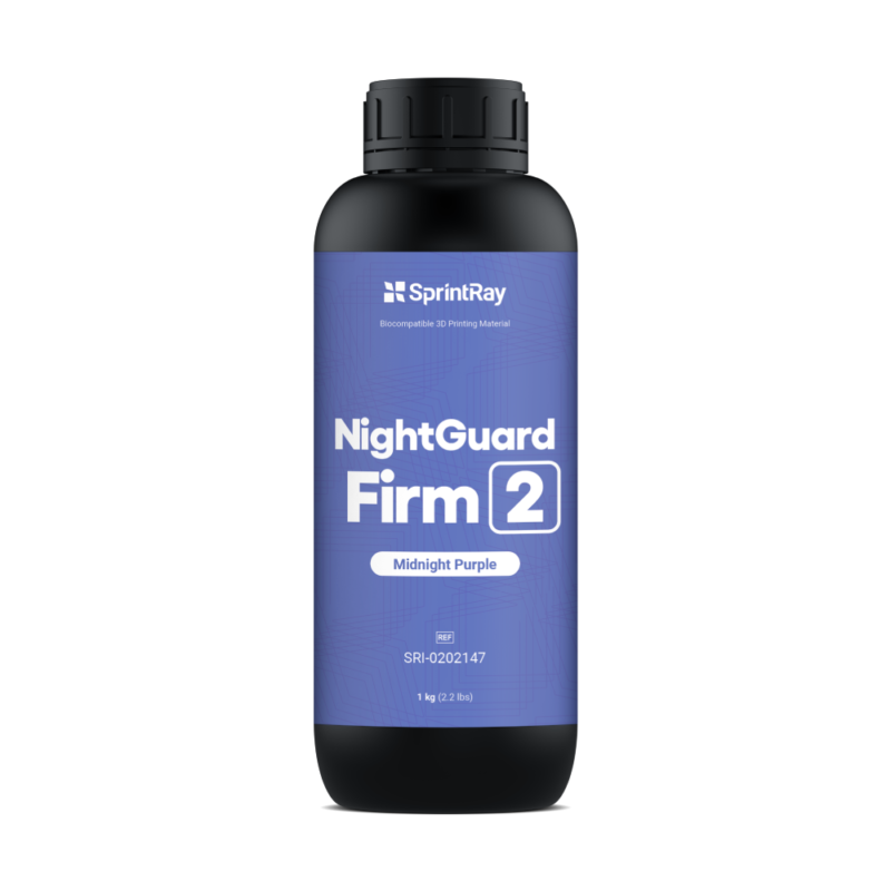Visuel de la résine NightGuard Firm 2 de SprintRay
