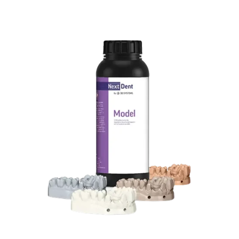 Visuel du pot de la nouvelle résine Model de la marque NextDent 3D Systems