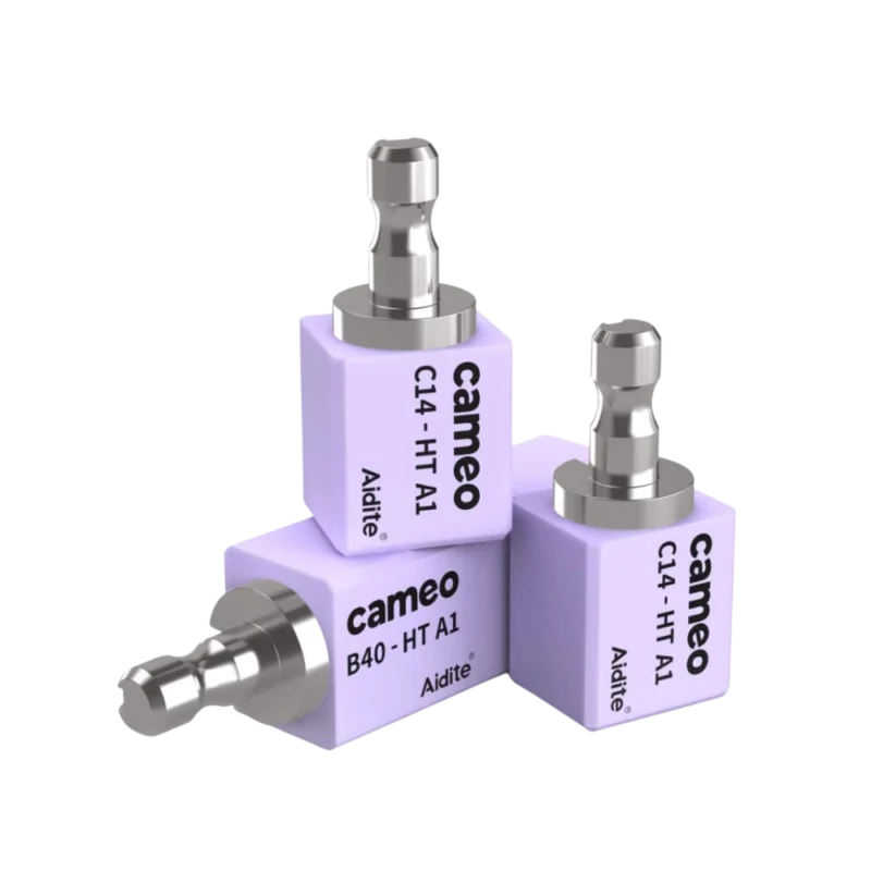 Blocs CFAO en disilicate de lithium Cameo de la marque Aidite pour restaurations dentaires