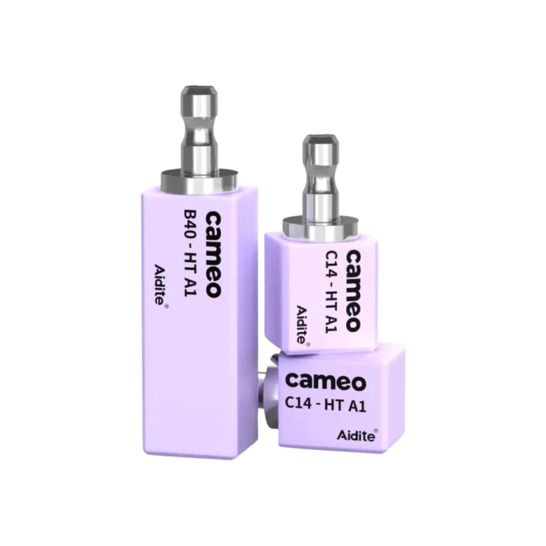 Blocs CFAO en disilicate de lithium Cameo de la marque Aidite pour restaurations dentaires