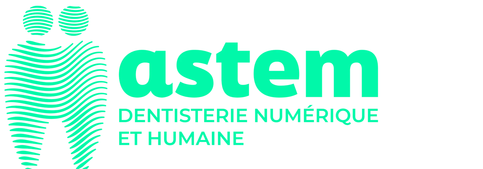 Logo astem vert horizontal pour le menu