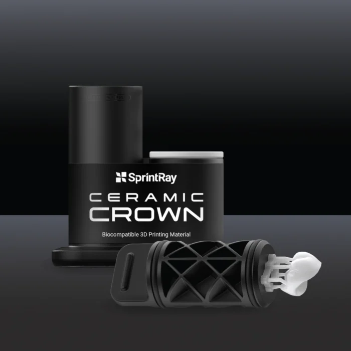 Capsules de résine Ceramic Crown pour imprimante 3D Midas de la marque SprintRay