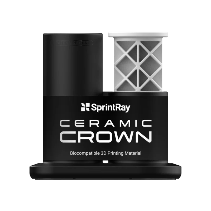 Capsules de résine Ceramic Crown pour imprimante 3D Midas de la marque SprintRay
