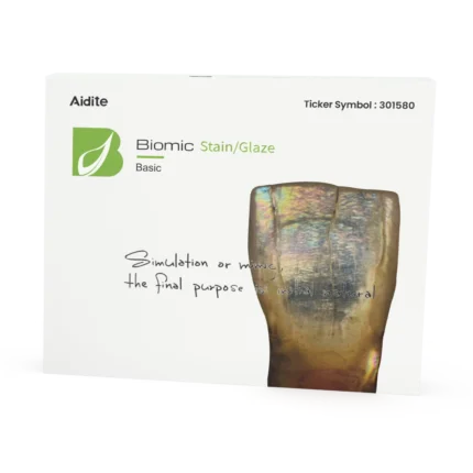 Coffret de base Biomic Stain Glaze pour maquillage zircone et céramique de la marque Aidite