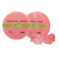 Disque CFAO PMMA Pink rose pour base de prothèse dentaire amovible de la marque Aidite