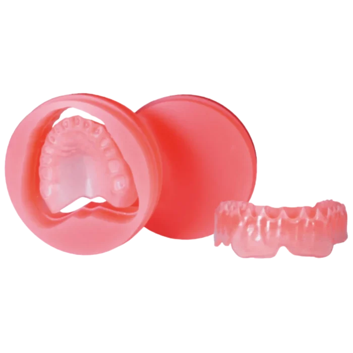 Disque CFAO PMMA Pink rose pour base de prothèse dentaire amovible de la marque Aidite