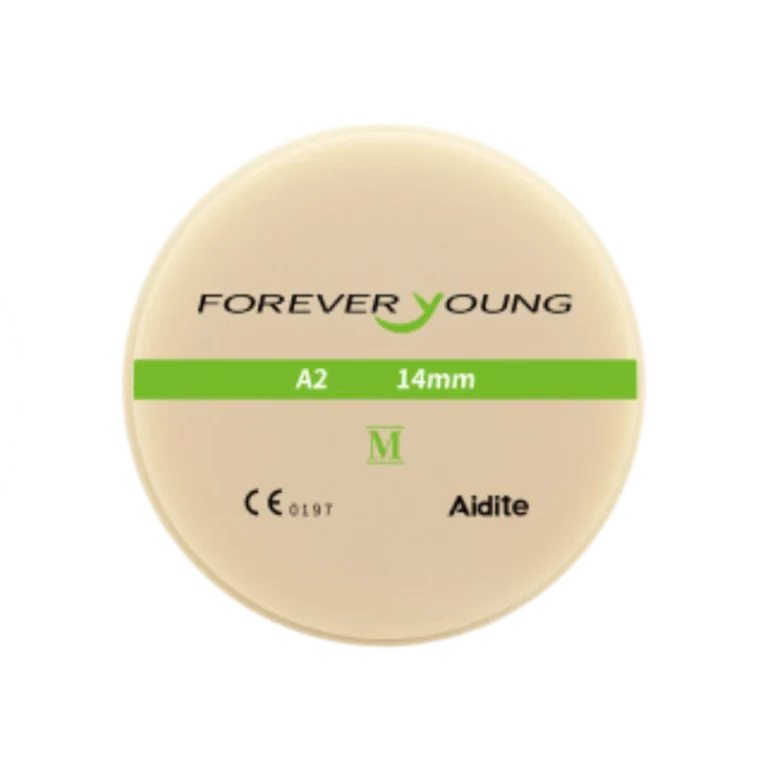 Disques CFAO PMMA Multi-layer Aidite 98.5mm avec épaulement pour usineuse VHF Roland imes-icore