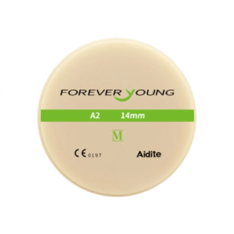 Disques CFAO PMMA Multi-layer Aidite 98.5mm avec épaulement pour usineuse VHF Roland imes-icore