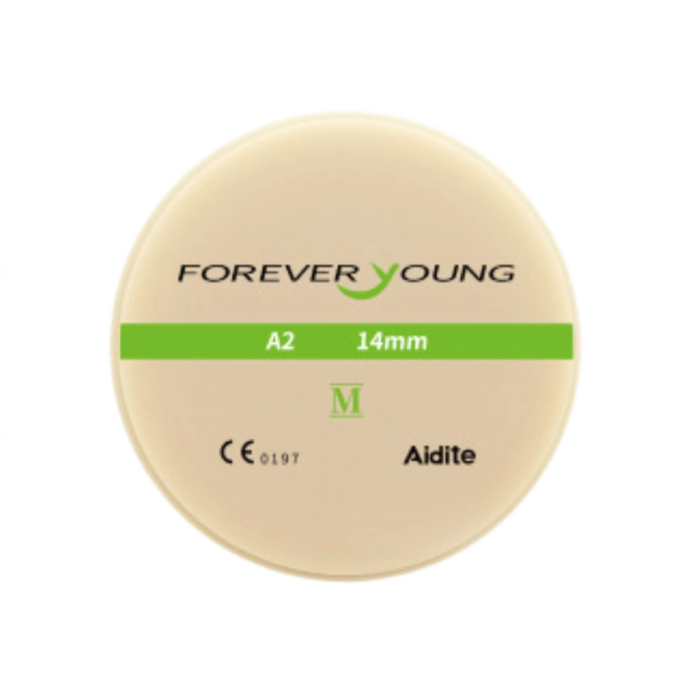 Format standard 98,5 mm avec épaulement pour usineuses ouvertes Aidite Disques CFAO PMMA Multi-layer Aidite 98.5mm avec épaulement pour usineuse VHF Roland imes-icore