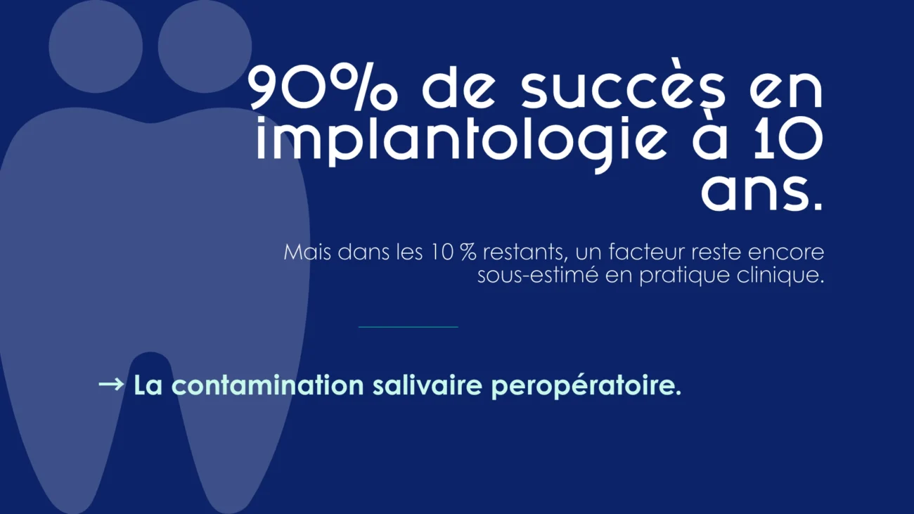 Ostéo-intégration et contamination salivaire en implantologie : ce que les études disent