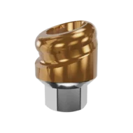 Pilier angulé 18 degrés compatible DESIGN pour prothèse amovible de la marque Clic’n Loc