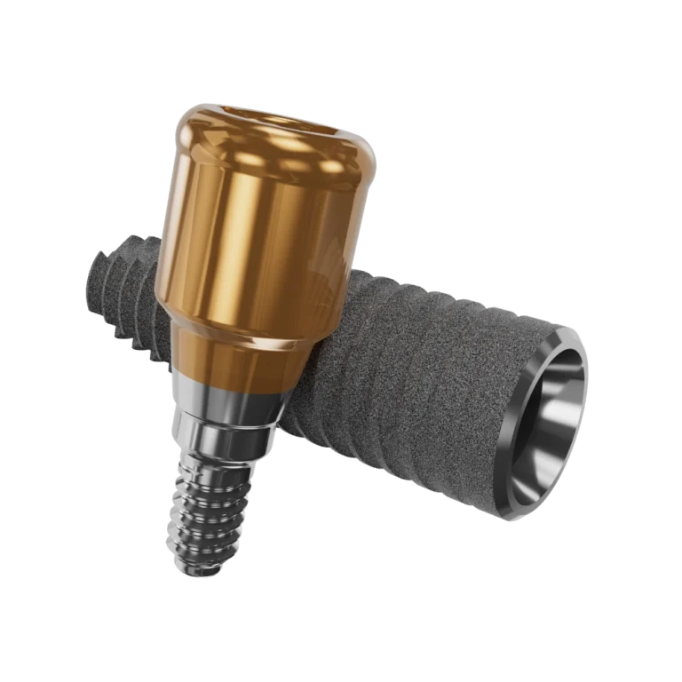 Pilier droit compatible DESIGN pour prothèse amovible de la amrque Clic’n Loc