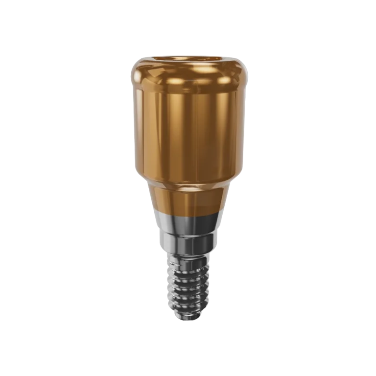 Pilier droit compatible DESIGN pour prothèse amovible de la amrque Clic’n Loc