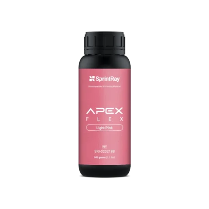 Résine biocompatible classe IIa APEX Flex Partial Base Light Pink de la marque SprintRay