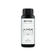 Résine 3D Apex Teeth Bleach de la marque SprintRay pour dents de prothèse amovible définitive